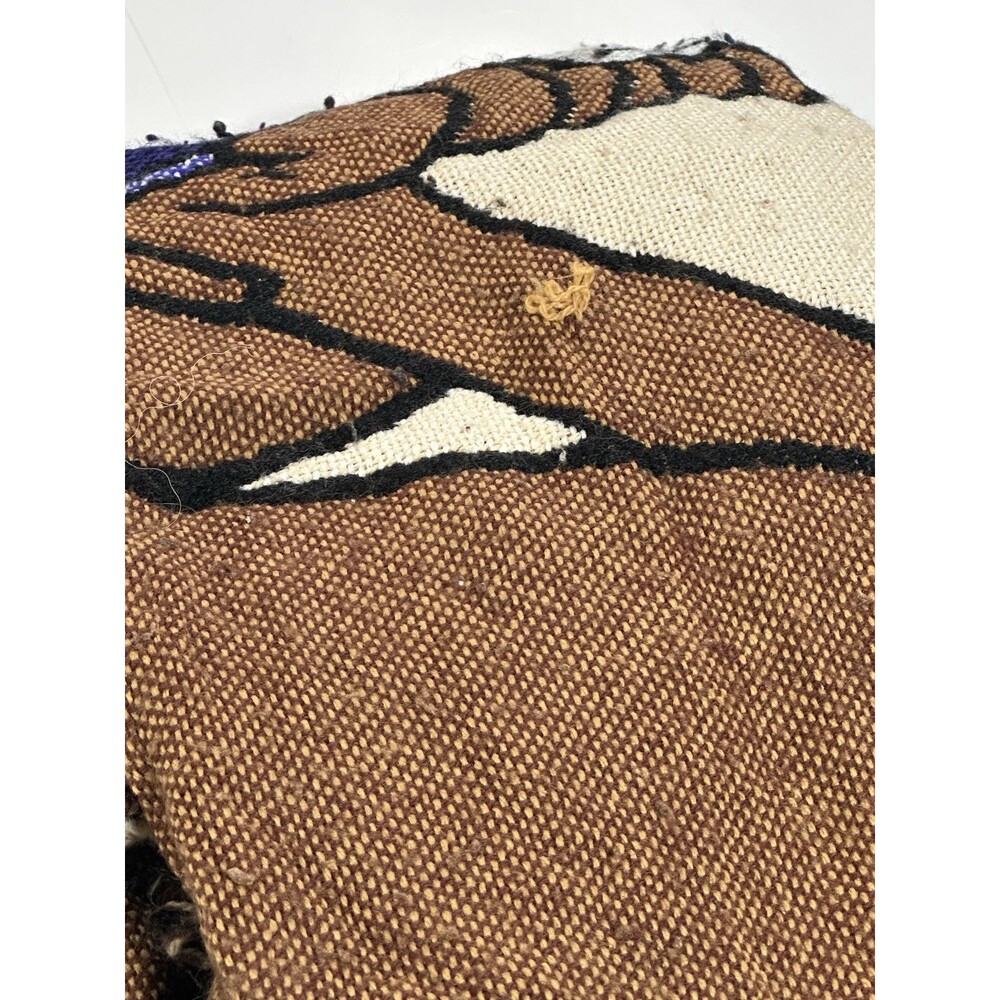 Vintage 90s Scooby Doo Skateboarding Throw Blanket Woven Tapestry 59x46 Rare HTF - Picture 8 of 13